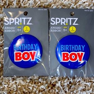 2 “Birthday Boy” pins